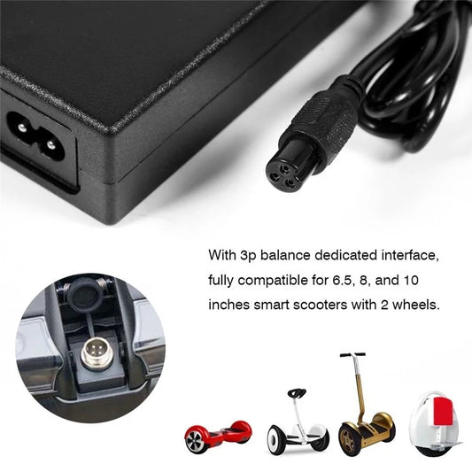 42V Charger Power Supply / Adapter for Balancing Electric Scooter Hoverboard